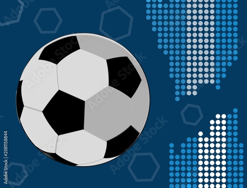 Football background in Argentina theme 