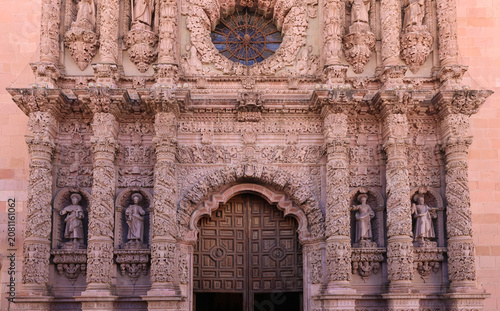 Cathedral Our Lady of the Assumption of Zacatecas, Catholic Basilica in Zacatecas historic center.