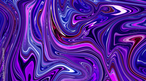 Foto Abstract bright purple and blue marble liquid swirl texture background