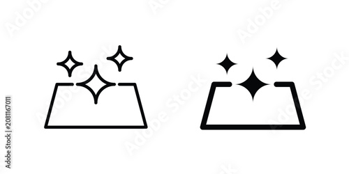 Fotografie Clean surface icon