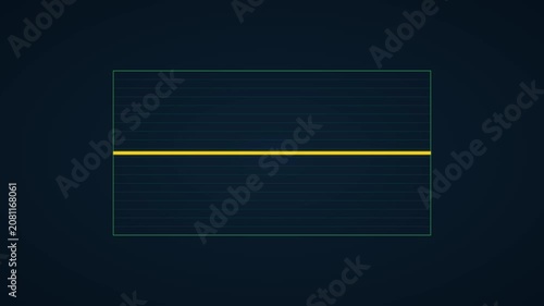 Minimalist animated line graph moving up and down on dark animation 4k background, for data visualization, and financial analysis