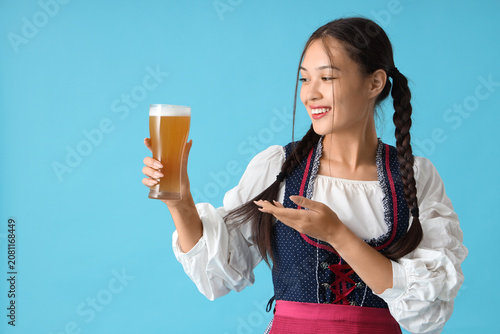 Beautiful young happy Asian...