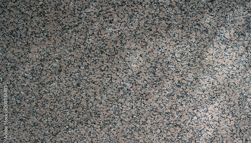 Obraz na płótnie Horizontal close up of beige granite surface with light beige feldspar base, bla
