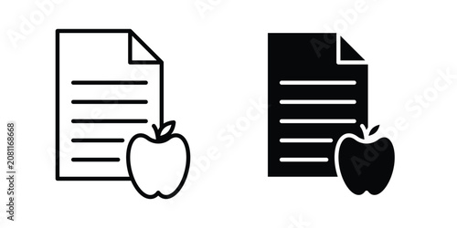Diet plan icon