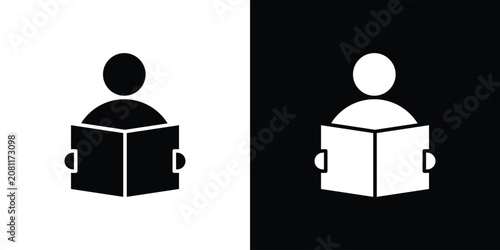 Photos Book open reader icon