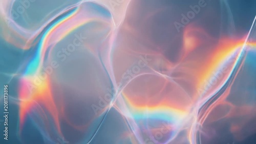 Pastel Caustic Light Background for Beauty and Wellness