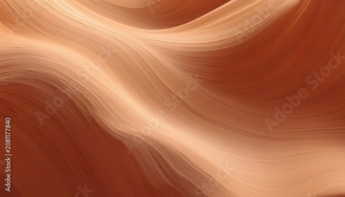 Flowing Sandstone Waves Abstract Background in Warm Earth Tones