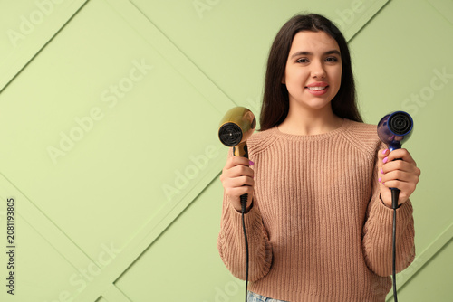 Beautiful young happy woman...