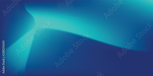 Blue-green gradient studio room  abstract background pattern walls and floor reflect neon lights abstract