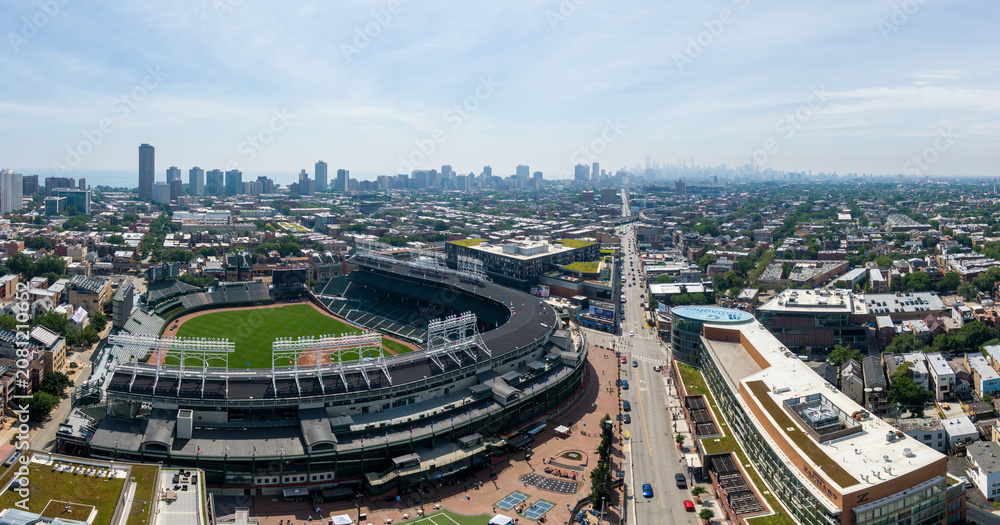 Obraz premium Chicago, Illinois, Wrigleyville