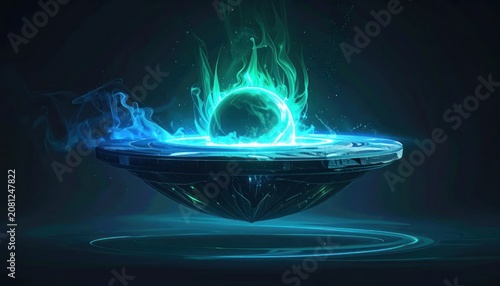 Mystical Portal of Ethereal Energy and Light.