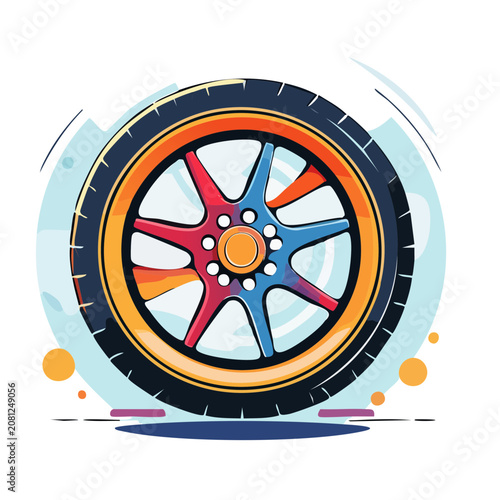 Flat design target with arrows and dart