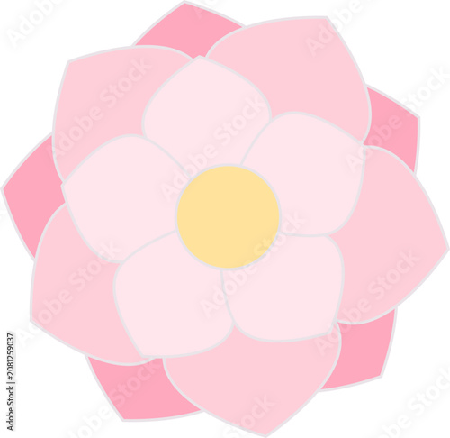 Korean Traditional Flower Pattern