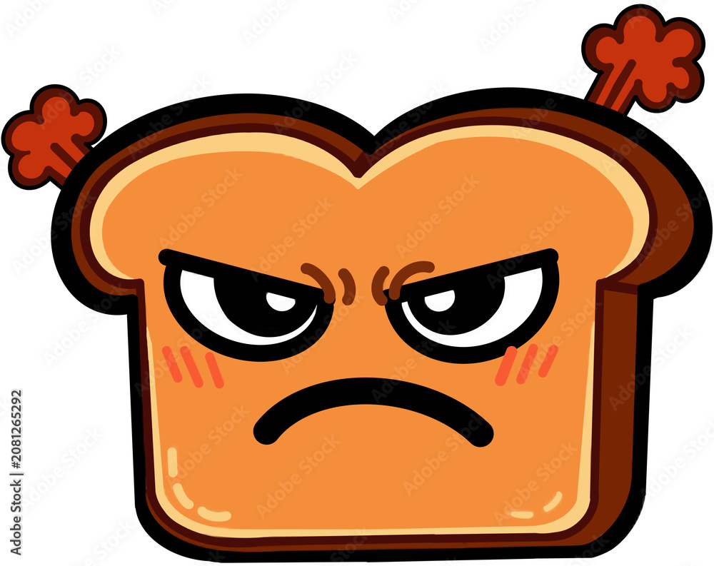 Fototapeta premium angry bread 