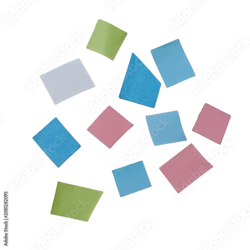 Colorful abstract geometric shapes pattern background