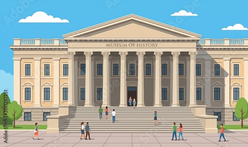 Grand Museum Facade Flat