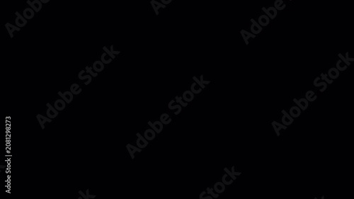 Mouse cursor arrow clicking animation with on transparent background