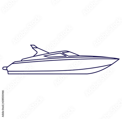 Speedboat yacht vessel watercraft boat ship nautical vehicle marine transportation