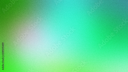 Photos Abstract green gradient background with grainy texture