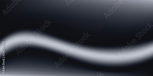 Modern render of illuminated gray colored corridor art modern