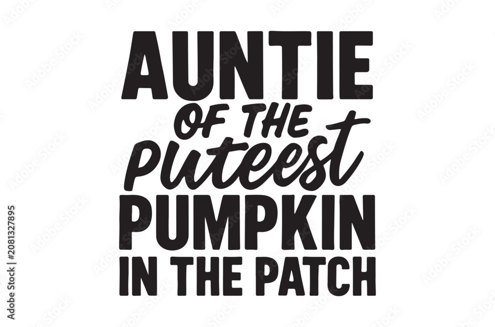 Obraz premium Text graphic with autumn phrase black lettering on white background