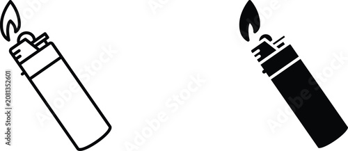 Quadro su tela Lighter icon for website projects