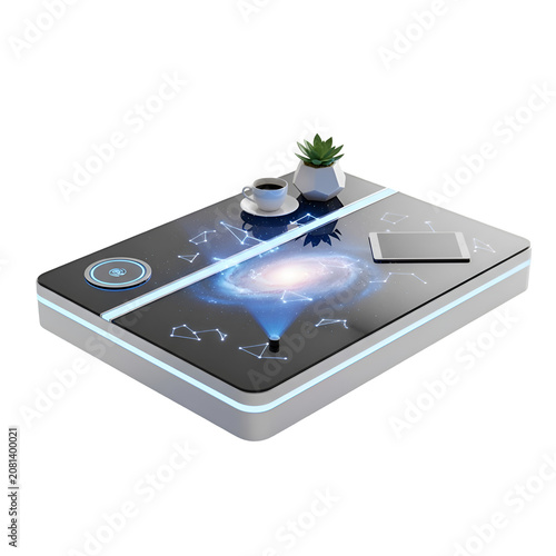 Smart home automation control panel device.