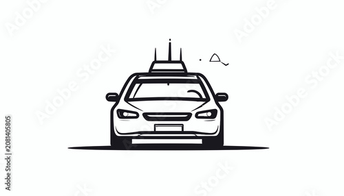 Autonomous Vehicle Self Driving Car.