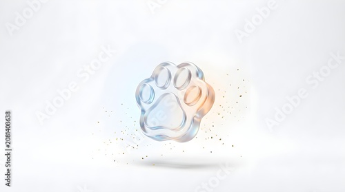International Cat Day Cute and Creative Cat Celebration Concept on White Background