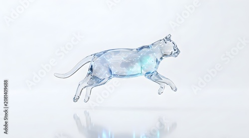 International Cat Day Cute and Creative Cat Celebration Concept on White Background