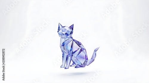 International Cat Day Cute and Creative Cat Celebration Concept on White Background