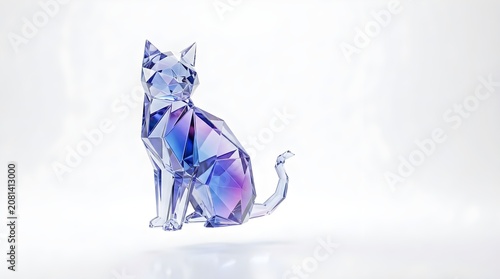 International Cat Day Cute and Creative Cat Celebration Concept on White Background