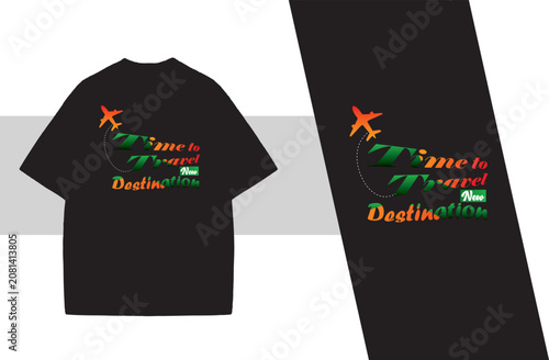 Time to Travels T-shirt Design