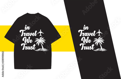 Time to Travels T-shirt design Vector 