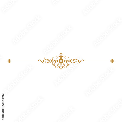 line gold border