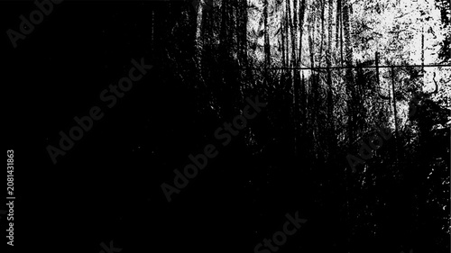 Fotografie Dark Grunge Textured Overlay Abstract Black and White Background Pattern