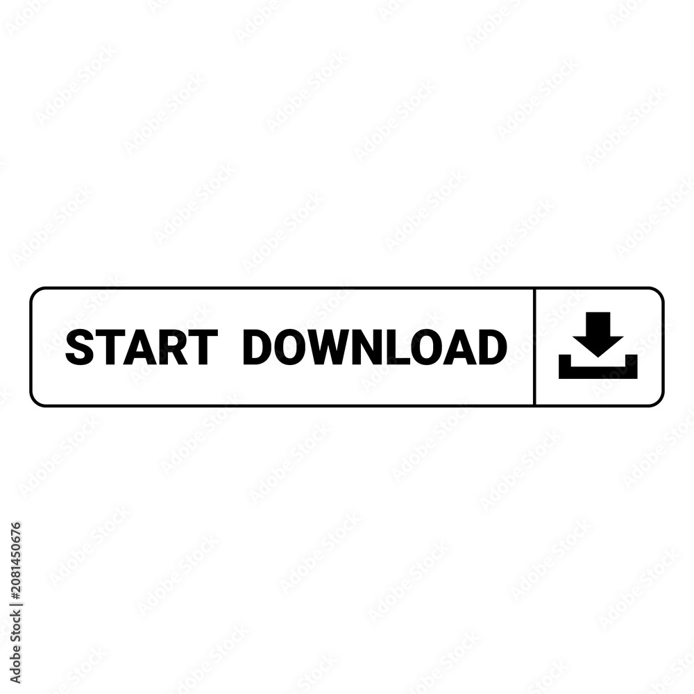 Fototapeta premium start download button transparent background