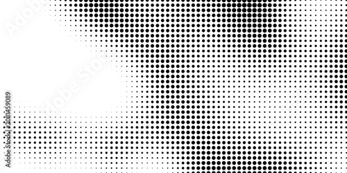 Halftone pattern background. Vector illustration . Minimal geometric background.  Abstract halftone texture with dots.