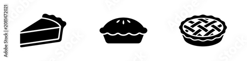 Fotografie Pie and Tart Icons