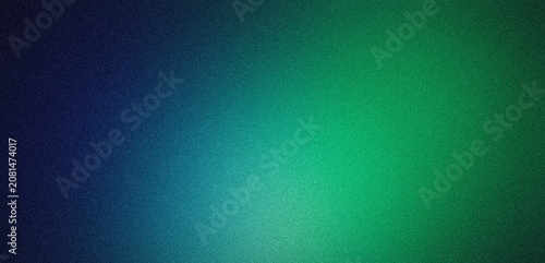 фотографія Ribbed abstract dark blue and green gradient background with grainy texture