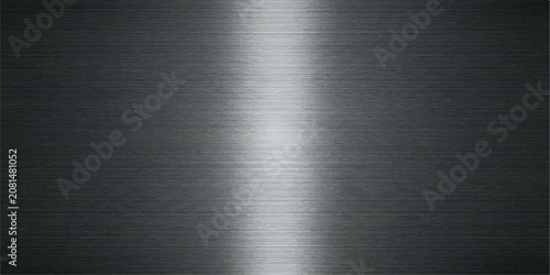 Photos Brushed metal texture with a strong vertical highlight, creating a sophisticated and modern background for design projects