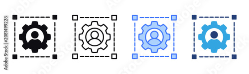 Career Management icon sheet multiple style collection