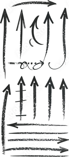 Hand drawn arrows collectio...