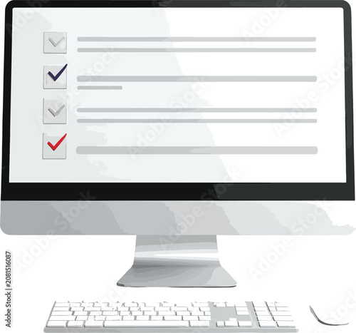 Computer monitor displaying...