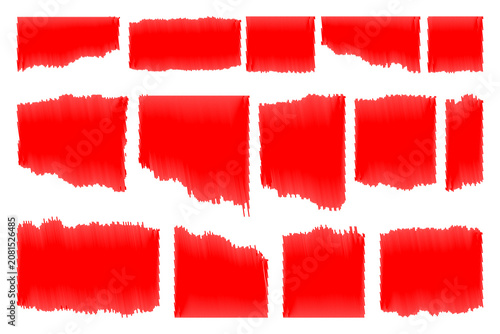 Jagged rectangle set with torn paper edges and rough grunge frames vectorJagged rectangle set with torn paper edges and rough grunge frames vector
