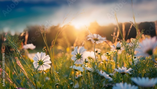 Wunderschone Blumen Im Sommer