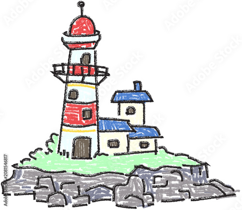 lighthouse on the island