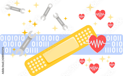 Bild auf Leinwand Self healing software automation