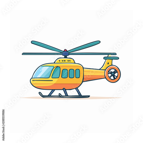 Flat design airplane and car side view vector