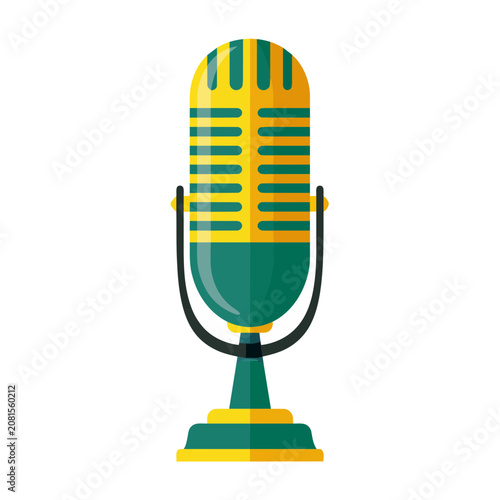 Retro Microphone Icon